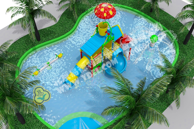 兒童戶(hù)外小型水上游樂(lè)場(chǎng)