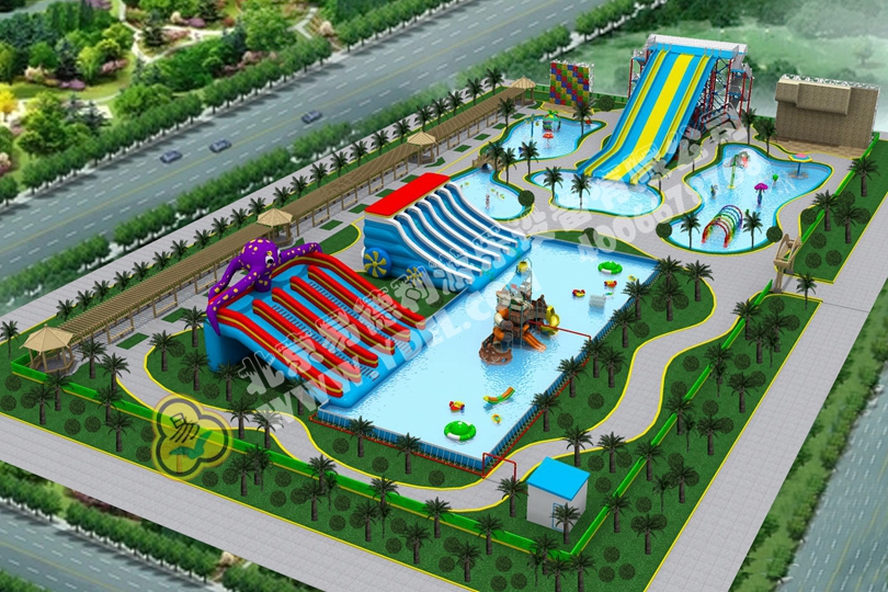 戶(hù)外大型水上游樂(lè)園設(shè)備設(shè)計(jì)