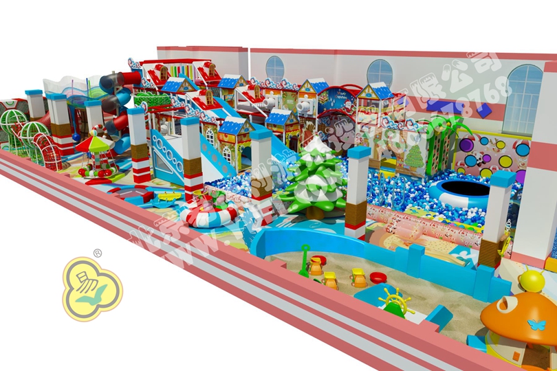 室內冰雪主題淘氣堡設備