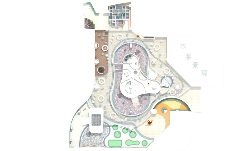 室內樂園淘氣堡俯視圖
